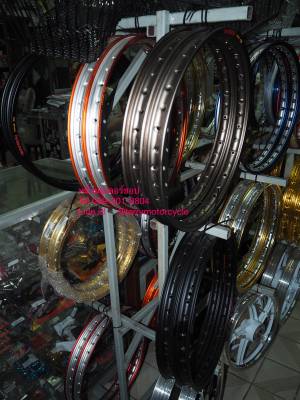 วงล้ออลูมิเนียม 1.40-17 1.20-17 สีทอง, เงิน, น้ำเงินม, แดง, ดำ Banzai Aluminum alloy wheel 2