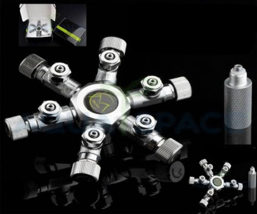 MUFAN วาล์วปรับละเอียดสแตนเลส CO2 (2 ทาง/3 ทาง /4 ทาง /5 ทาง /6 ทาง) สำหรับต่อถังคาร์บอน ตู้ไม้น้ำ C 5