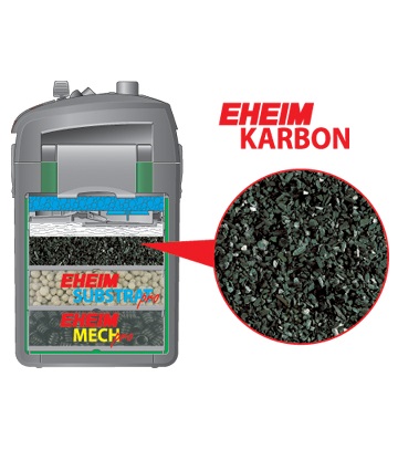 Eheim Karbon ถ่านคาร์บอน กรองแบคทีเรีย สารเคมี โลหะหนัก วัสดุกรองใช้กับตู้กรองนอก 1