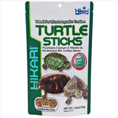 Hikari Turtle Stick อาหารเต่าญี่ปุ่น เต่าน้ำทุกชนิด ชนิดลอยน้ำ ขนาด 120 กรัม