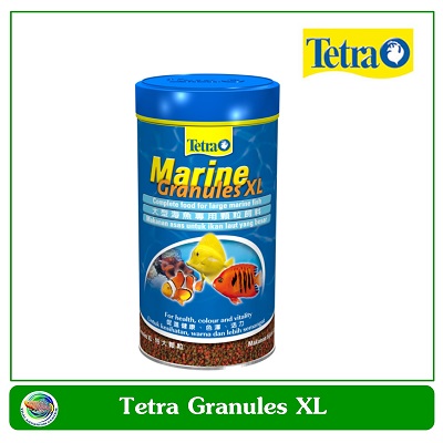Tetra Marine Granules อาหารชนิดเม็ดจมน้ำเหมาะสำหรับปลาทะเล ขนาดกลาง-ใหญ่ 500ml.
