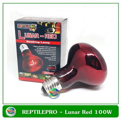 REPTILEPRO Lunar-Red Basking Lamp 100W