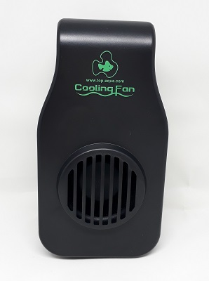 Top-Aqua Cooling Fan V-CF-003-8 พัดลมช่วยทำความเย็น สีดำ 1