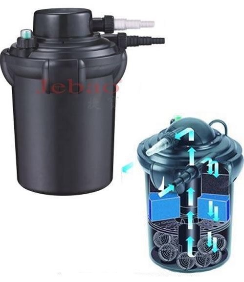 Jebao Bio-Pressure Filter with UVC PF-40E ถังกรองนอกตู้พร้อมยูวี สำหรับบ่อขนาด 15,000 ลิตร 2
