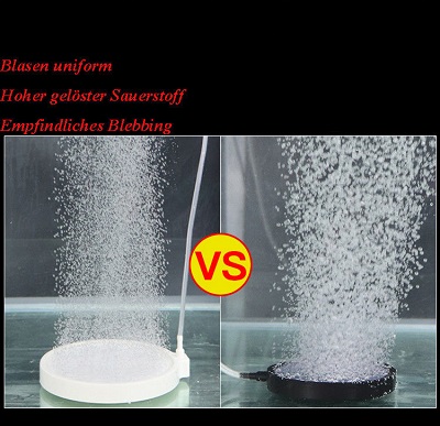 Nano Air Stone HT150 หัวทรายจาน สีขาว ฟองอากาศขนาดเล็ก ขนาด 15 ซม. 4