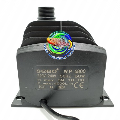 SOBO WP-6800 ปั้มน้ำตู้ปลา ปั๊มน้ำบ่อปลา ปั๊มน้ำ ปั๊มแช่ ปั๊มน้ำพุ 3