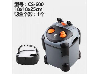 กรองนอกตู้ Crazy Stone CS-600 สำหรับตู้ปลา ตู้ไม้น้ำขนาด 30 - 60 ซม. (12-24นิ้ว) 3