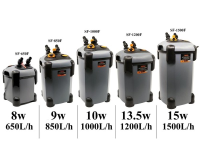 SOBO SF-850F กรองนอกตู้ปลา ไม่มียูวี 850 L/H สำหรับตู้ขนาด 24-30 นิ้ว 5