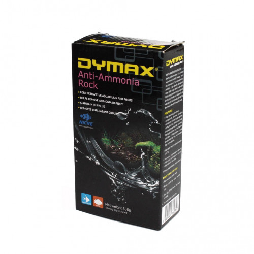 DYMAX Anti Ammonia Rock วัสดุกรองน้ำตู้ปลา กำจัดแอมโมเนีย ไนเตรท ไนไตร้ท์ น้ำหนัก 500 กรัม