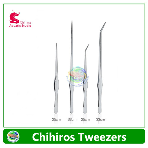 Chihiros Curved /Straight Tweezers ฟอเซป ปลายงอ / ปลายตรง ความยาว 25 cm / 33 cm