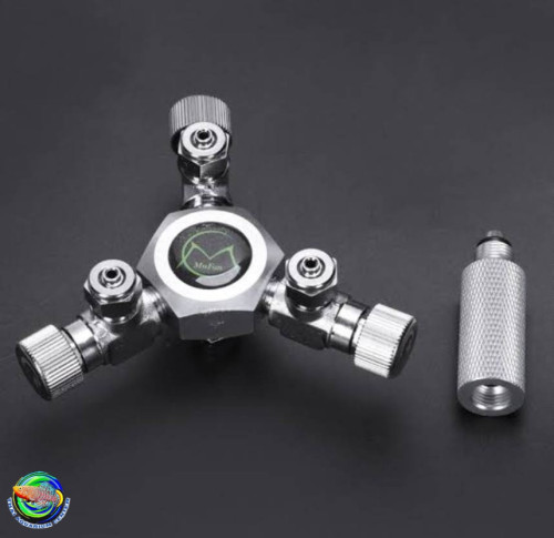 MUFAN วาล์วปรับละเอียดสแตนเลส CO2 (2 ทาง/3 ทาง /4 ทาง /5 ทาง /6 ทาง) สำหรับต่อถังคาร์บอน ตู้ไม้น้ำ C 2
