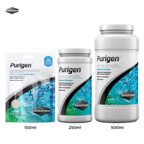 Seachem Purigen เม็ดกำจัดแอมโมเนีย ลดไนไตรท์ ไนเตรท ได้รวดเร็ว ใช้ได้ทั้งน้ำจืดและน้ำทะเล