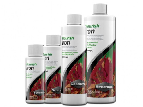 Seachem Flourish Iron 50 ml / 100 ml / 250 ml / 500 ml ธาตุเหล็กเสริม สำหรับเลี้ยงไม้น้ำในตู้ปลา