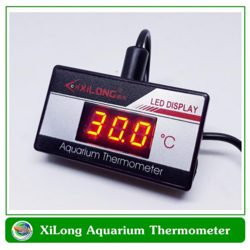 XiLong  เทอร์โมมิเตอร์ วัดอุณหภูมิน้ำ ในตู้ปลา LED Digital Thermometer