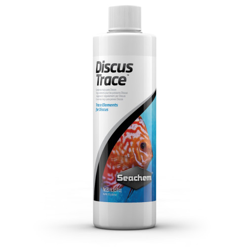 Seachem Discus Trace แร่ธาตุอาหารเสริมสำหรับปลาปอมปาดัวร์ (Trace elements supplement for discus)