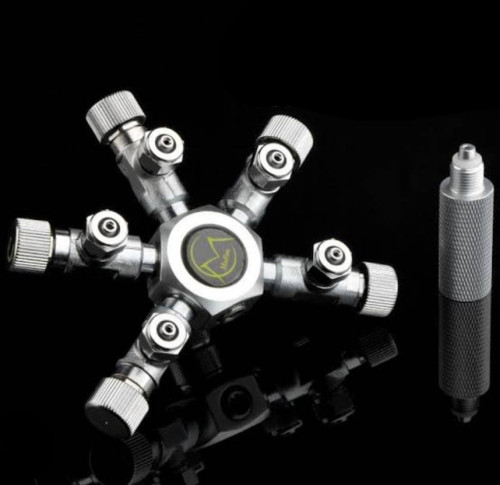 MUFAN วาล์วปรับละเอียดสแตนเลส CO2 (2 ทาง/3 ทาง /4 ทาง /5 ทาง /6 ทาง) สำหรับต่อถังคาร์บอน ตู้ไม้น้ำ C 4