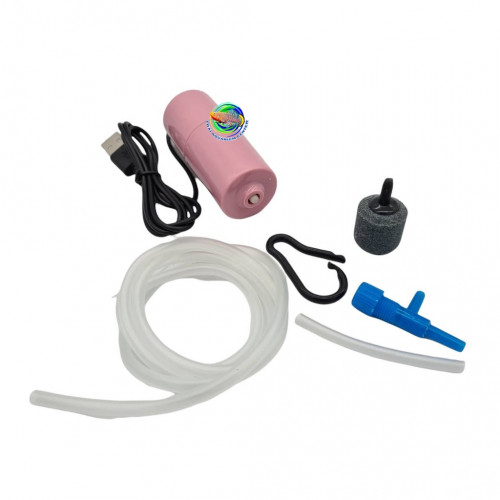 TAC ปั๊มลม ปั้มออกซิเจน แบบพกพา หัว USB เสียบต่อกับพาวเวอร์แบ้ง (คละสี)Oxygen Pump 2