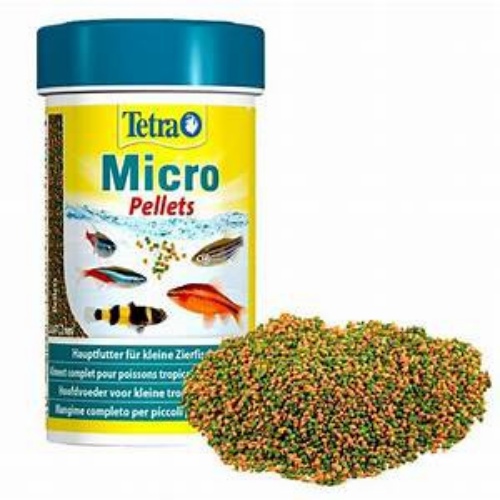 Tetra Micro Crisps / Pellets / Granules 100 ml. อาหารปลาเม็ดจิ๋ว ชนิดจมน้ำช้า สำหรับปลาสวยงามขนาดเล็ 3