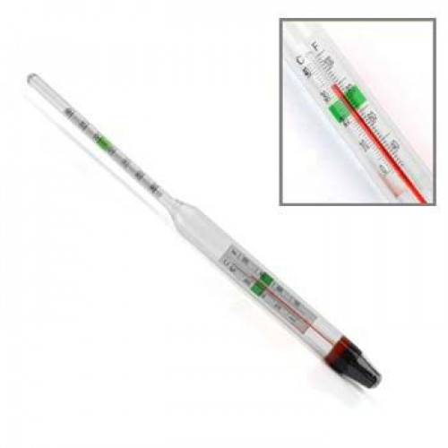 Dymax Glass Hydrometer ปรอท 2 IN 1 วัดความเค็ม และ วัดอุณภูมิ