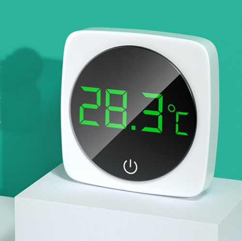 Nepall เทอร์โมมิเตอร์ วัดอุณหภูมิน้ำ แบบติดกระจกนอกตู้ปลา Digital Fish Tank Thermometer 2