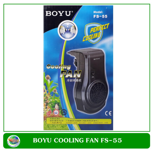 BOYU Cooling Fan FS-55 พัดลมช่วยทำความเย็น สีดำ