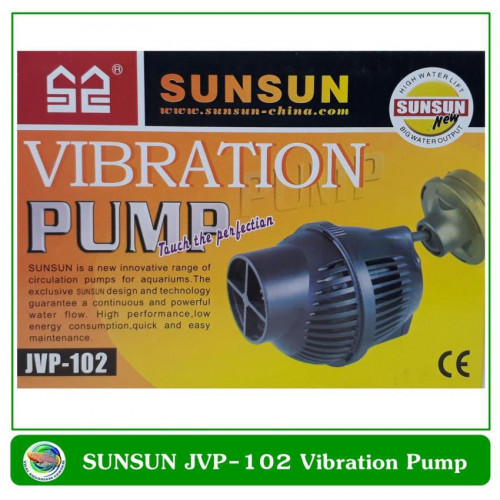 SUNSUN Vibration Pump JVP-102 อุปกรณ์ทำคลื่น แบบหัวเดียว สำหรับตู้ปลาทะเล