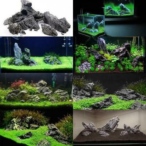 CRAZY STONE - SEIRYU STONE(1 Kg.) หิน ตกแต่งตู้ไม้น้ำ ตู้ปลา หินเซนริว หินแต่งตู้ปลา 2