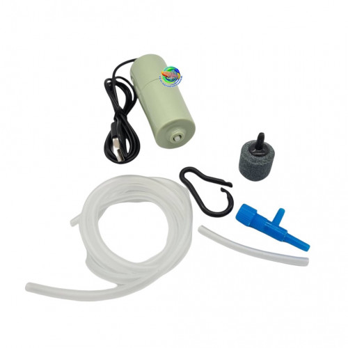 TAC ปั๊มลม ปั้มออกซิเจน แบบพกพา หัว USB เสียบต่อกับพาวเวอร์แบ้ง (คละสี)Oxygen Pump 4