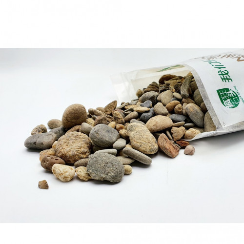 CRAZY STONE - STREAM STONE(1 Kg.) หิน ตกแต่งตู้ปลา ตู้ไม้น้ำ หินแต่งตู้ปลา หินแม่น้ำ 1