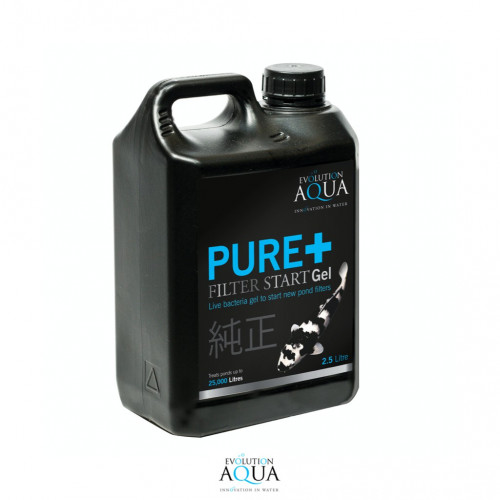 Evolution Aqua Pure+ Filter Start Gel ขนาด 2.5 ลิตร แบคทีเรียแบบมีชีวิต สำหรับบ่อปลาที่เริ่มติดตั้งร