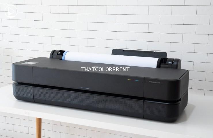 HP DesignJet T230 ขนาด 24 นิ้ว Printer 5HB07A รองรับงานพิมพ์ขนาด A1,A2,A3 เครื่องใหม่