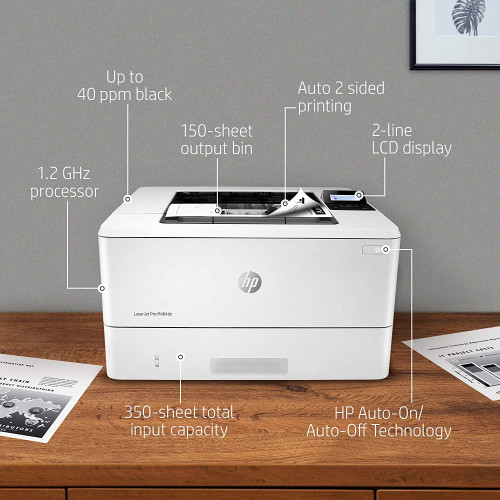 HP LaserJet Pro M404dn High-volume Black and White Laser Printer (W1A53A)  เครื่องพิมพ์เลเซอร์ขาวดำเ
