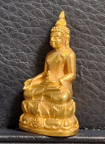 พระกริ่งไพรีพินาศนวปทุม ภปร. วัดปทุมวนาราม ปี2535 เนื้อทองคำ นน. 19.34 กรัม นิยมมาก หายาก 1