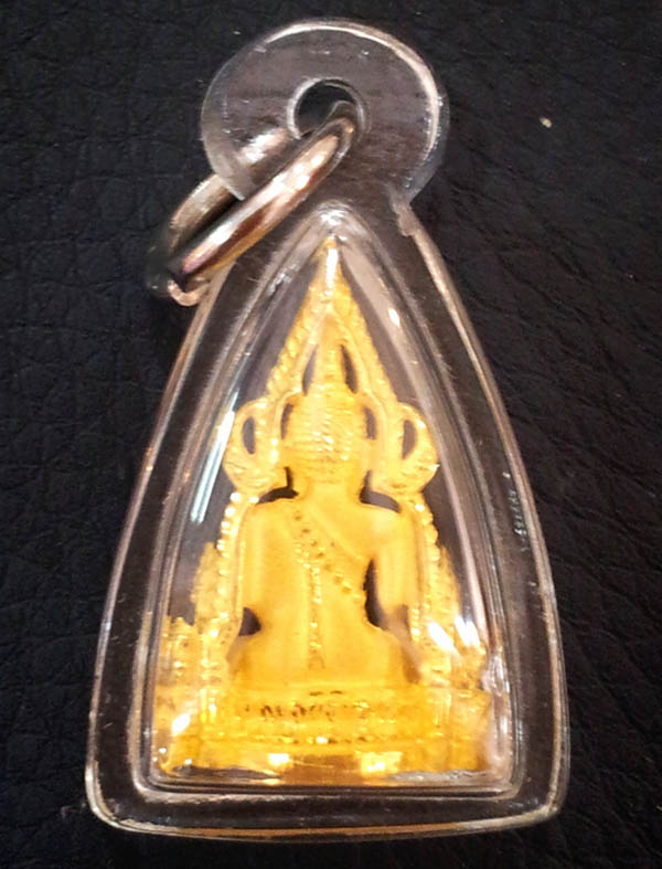 พระพุทธชินราช รุ่นมหาลาภ เนื้อทองคำ 99.9 พิมพ์เล็ก สภาพสวยพร้อมกล่อง พิธีใหญ่ ปี2540  No.192 1