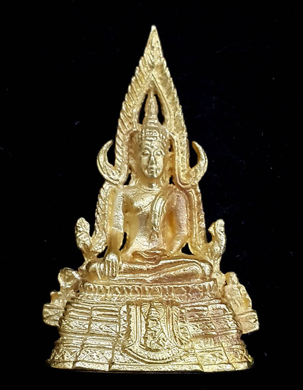 พระพุทธชินราช ภปร รุ่นปฏิสังขรณ์ ปี34 พิมพ์เล็ก ทองคำ เงิน นวะโลหะ ทองเหลือง สภาพสวยเดิมๆพร้อมกล่อง 4