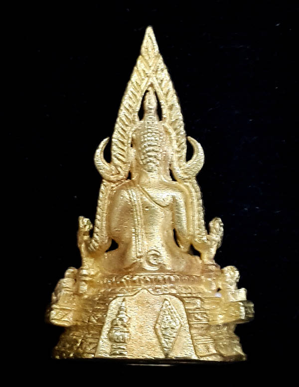 พระพุทธชินราช ภปร รุ่นปฏิสังขรณ์ ปี34 พิมพ์เล็ก ทองคำ เงิน นวะโลหะ ทองเหลือง สภาพสวยเดิมๆพร้อมกล่อง 5