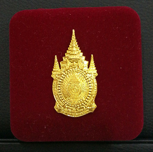 เหรียญทรงผนวชบลูโกลด์ เนื้อทองคำ รุ่นสมโภชพระเจดีย์ วัดบวรนิเวศวิหาร ปี 2551 สภาพสวยมาก 4