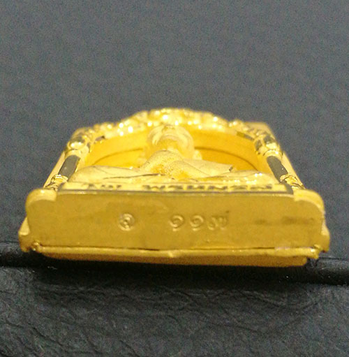 เหรียญสมเด็จพุฒาจารย์ (โต พรหมรังสี) อนุสรณ์ 128ปี 2543 วัดเกศไชโย เนื้อทองคำ 99.99 พิมพ์ใหญ่ 4