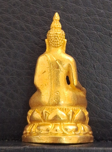 พระกริ่งไพรีพินาศนวปทุม ภปร. วัดปทุมวนาราม ปี2535 เนื้อทองคำ นน. 19.25 กรัม นิยมมาก หายาก สร้างตามสั 2