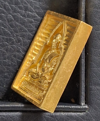 เหรียญหลวงพ่อสด วัดปากน้ำ รูปหล่อเนื้อทองคำ นน. 17.25 กรัม รุ่นทอดผ้าป่า พ.ศ.2534 สภาพสวยมาก 2