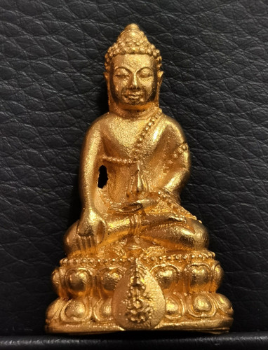 พระกริ่งนวปทุม ภปร. วัดปทุมวนาราม เนื้อทองคำ นน. 33.84 กรัม ปี 2535 รัชกาลที่9 เททอง สมเด็จญาณสังวร