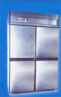 ตู้แช่เย็นสแตนเลส ฟรีส 4 ประตู ระบบโนฟรอส