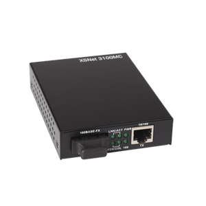 XSNet™ 3100MC 10/100Base-TX to FX media converter