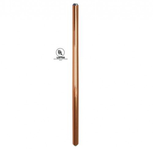 KUMWELL GRCBU1210 Copper - Bonded Ground Rod,, Rod Dia.=1/2”(12.7 mm), Length 10 ft