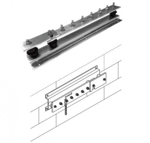 KUMWELL GBDL 41 Ground Bar with Single Disconnecting Link (For EB) 4 Terminals, Dimension 375x90x90 