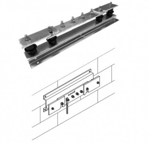 KUMWELL GBDL-82 Ground Bar with Twin Disconnecting Link (For EB) 8 Terminals, Dimension 650x90x90 mm