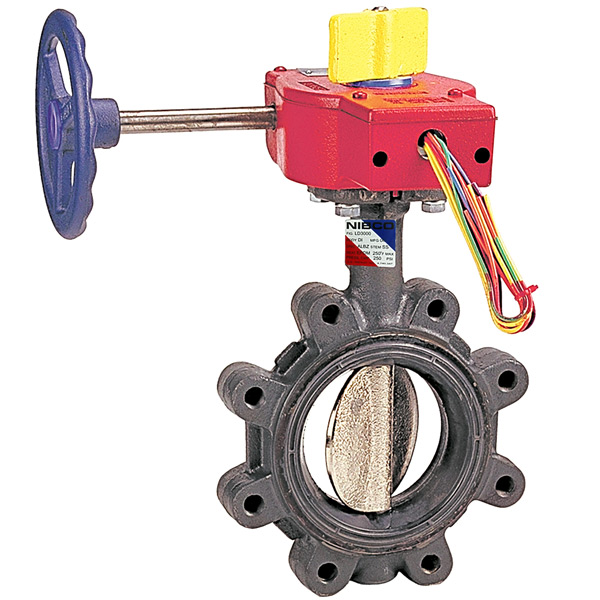 NIBCO Butterfly Valve Mod.LD3510-4, Ductile Iron Body, Lug Type,UL/FM ...