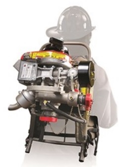 ปั๊มน้ำดับเพลิงสะพายหลังเครื่องยนต์เบนซิน 8HP-40 GPM ที่ 100psi. รุ่น 20FP-C8P Fyr Pak ยี่ห้อ HALE