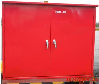 ตู้เก็บสายส่งน้ำดับเพลิงและอุปกรณ์แบบนอกอาคารตู้ทึบ 90x120x40 cm.(ไม่รวมอุปกรณ์)