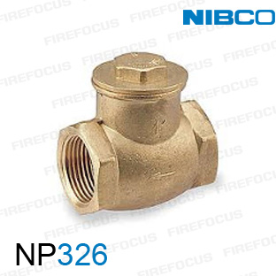 Bronze Swing Check Valve รุ่น NP326 , threaded ends 300psi  ยี่ห้อ Nibco